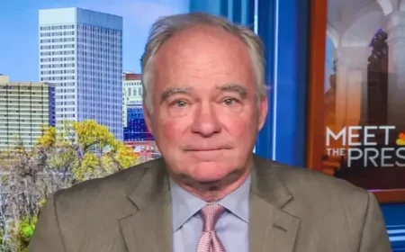 Tim Kaine Questions Trump’s $1.5 Trillion Military Request as Congress Faces a Test