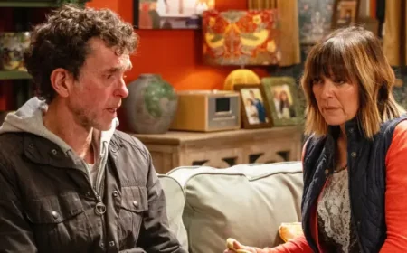 Emmerdale as Rhona faces a painful choice over Marlon and Graham