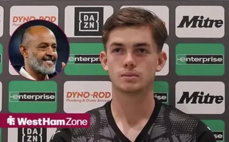 Finlay Herrick at the 2028 horizon: West Ham’s contract call and England Under-20 signal