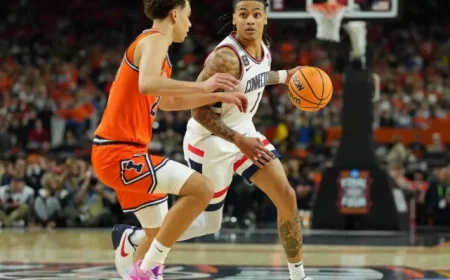 UConn Guard Solo Ball’s Uncertain Status for National Championship