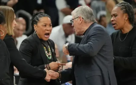 Cori Close, Dawn Staley avoid handshake drama as UConn tension lingers
