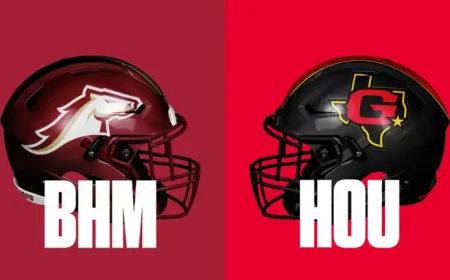 Houston Gamblers Face a First Home Test as Birmingham Arrives on Sunday