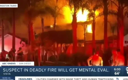 San Marcos Fire: Competency Evaluation Delays Murder and Arson Case After Deadly House Fire