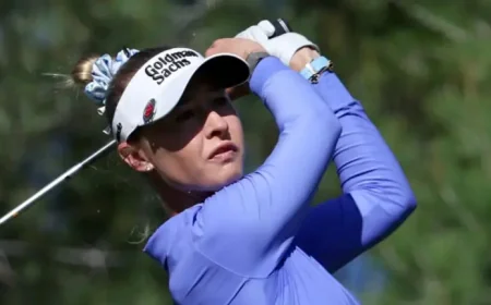 Lauren Coughlin holds 2-shot lead as Nelly Korda closes in at Aramco Championship
