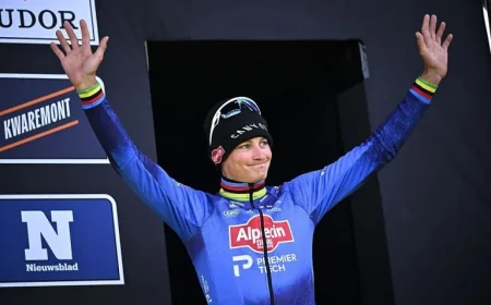 Mathieu van der Poel Struggles to Follow as Tadej Pogačar Wins Flanders Again