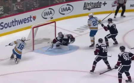 Robert Thomas stuns Colorado with first career hat trick as St. Louis finds its turning point