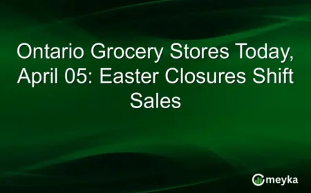 Are Stores Open Today? Ontario’s Easter Weekend Closures and the 3-Day Shopping Shift