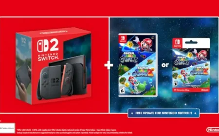 Nintendo Switch 2 offer starts April 12 with Super Mario Galaxy 1 + 2