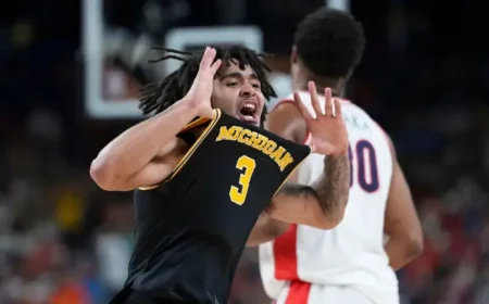 March Madness Final: Michigan’s biggest test arrives as UConn waits