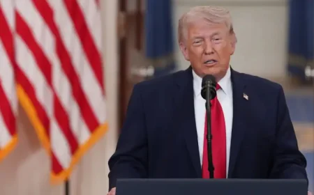 Trump Addressing The Nation After the Shift on Iran