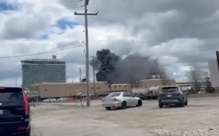 Large fire near Potawatomi Casino Hotel raises urgent evacuation questions