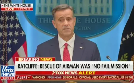John Ratcliffe Says CIA Ran a ‘Deception Campaign’ in Stunning Rescue Mission