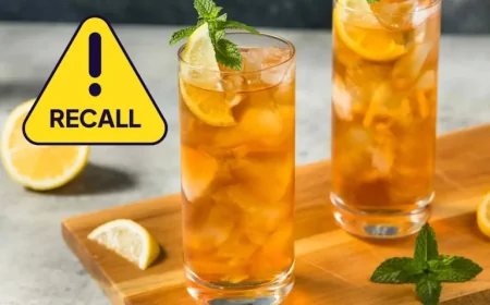 FDA Recalls Iced Tea, Lemonade, and Fruit Punch in Five States