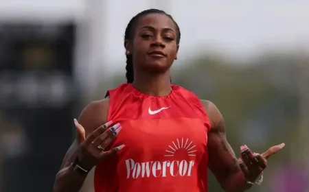 Sha’carri Richardson Stuns Field by 10 Metres in 13.15s Stawell Gift Victory