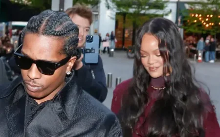 Asap Rocky and Rihanna’s 1 Bright Yellow Bag Move in Paris Is the Bigger Story