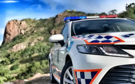 Eight Arrested After Queensland Police Car Stolen in Townsville Highway Operation