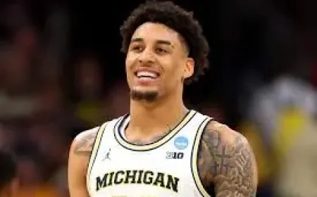 Yaxel Lendeborg Age and the Final Four pressure carrying Michigan