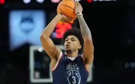 Jaylin Stewart and the UConn-Michigan title game as April 2026 reaches its peak