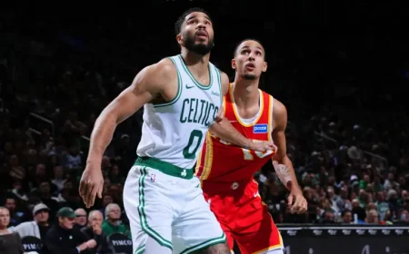 Jason Tatum powers Celtics surge as playoff pressure rises