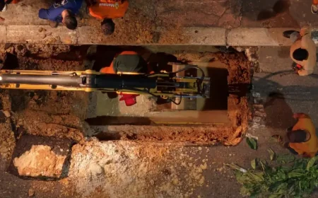 Manaus: 20-meter drainage repair closes Djalma Batista stretch after storm damage