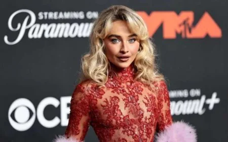 Sabrina Carpenter Dazzles in Bubble-Covered ‘House Tour’ Music Video