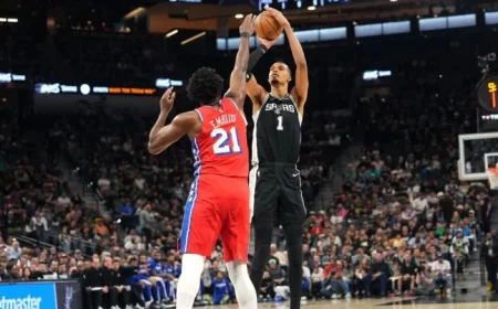 Joel Embiid Shines, But Sixers Miss Chance as Wembanyama Exits