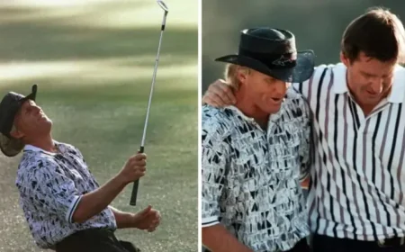 Greg Norman Nick Faldo Feud Returns After Masters Collapse Fallout