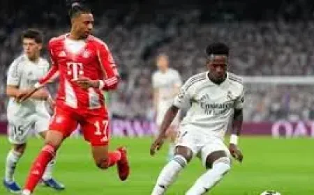 Real Madrid – Bayern: Live quarter-final twist as Bayern lead 1-0 at the break
