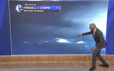 Fireball Sighting Pennsylvania New Jersey: NASA’s report shows how a sudden sky event became a regional mystery