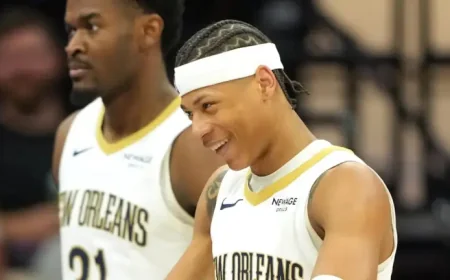 Jeremiah Fears powers 40-point rookie record as Pelicans erupt for 156