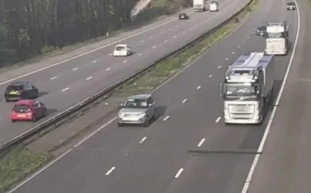 M4 Crash leaves motorway closed after serious collision on Monday night