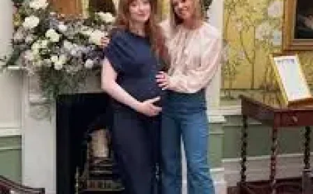 Nicola Roberts Reunites With Girls Aloud Bandmate at Bridgerton-Themed Baby Shower as First Child Countdown Continues