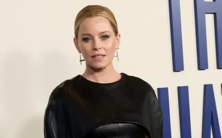 Elizabeth Banks Stuns in Leather at ‘The Miniature Wife’ Premiere; Praises Elle Fanning in New Trailer