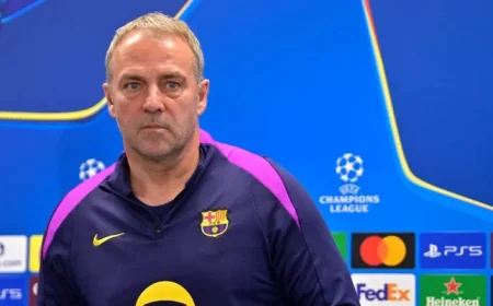 Hansi Flick Warns Barcelona Players of Potential Champions League Suspension