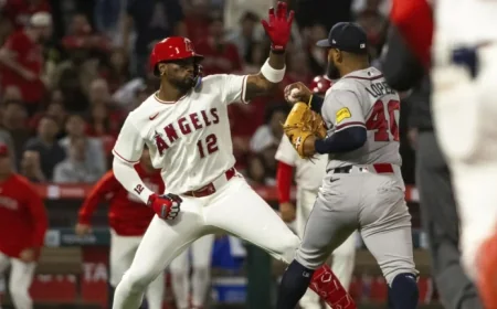 Jorge Soler, Reynaldo Lopez Ejected in Angels vs. Braves Brawl