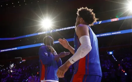 Cade Cunningham Joins Pistons Lineup for Showdown with Bucks