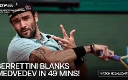 Monte-carlo Masters shock: Medvedev’s 6-0, 6-0 collapse exposes a clay-court fault line
