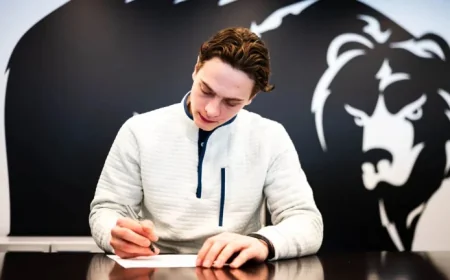 Hagens Thrilled by Bruins Entry-Level Contract Signing