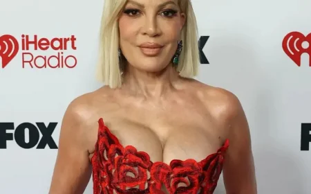 Car crash leaves Tori Spelling grateful after a frightening night with her children