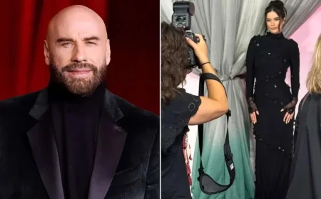 John Travolta Proudly Supports Daughter Ella Bleu, 26, at Fashion Awards Red Carpet