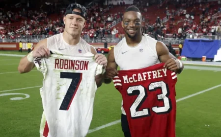 Bijan Robinson Thrives, Credits Workouts with Christian McCaffrey