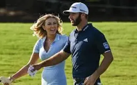 Dustin Johnson and Paulina Gretzky add a family-facing twist to Masters Par 3 Contest