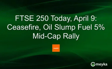 Ftse 250 Index Hits 5% as Ceasefire and Oil Slump Trigger Mid-Cap Surge