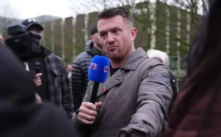 Tommy Robinson Named in 3-Way Warning Over Fuel Protests and ‘Outside Actors’