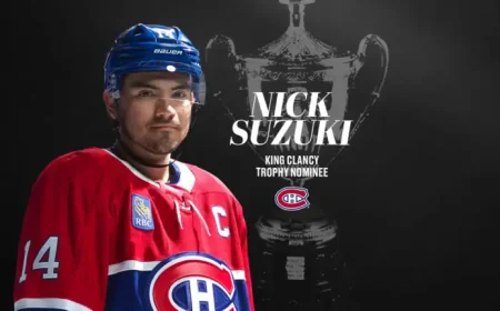 King Clancy Trophy: Nick Suzuki’s nomination marks a clear turning point