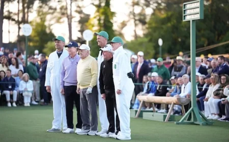 Golf Legends Nicklaus, Player, Watson Open Masters 2026 with Iconic Tee Shots