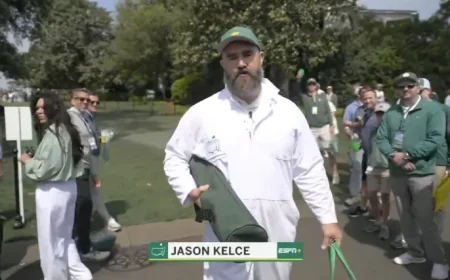 Golf Fans Disappointed by Jason Kelce’s Masters Par 3 Broadcast Appearance