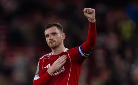 Andy Robertson at the end of the season: Liverpool faces another farewell