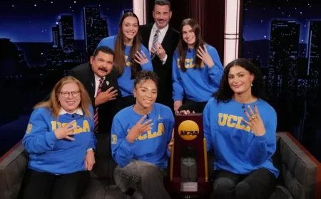 Jimmy Kimmel Overshadows UCLA Women’s Basketball Champs with Trump Jokes