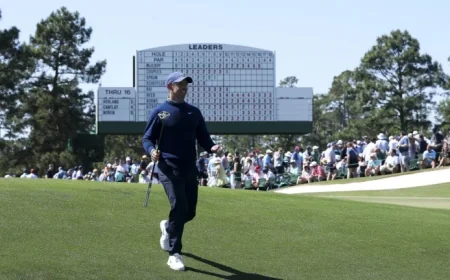 Rory McIlroy Leads 2026 Masters Round 1; Scottie Scheffler Trails by Three